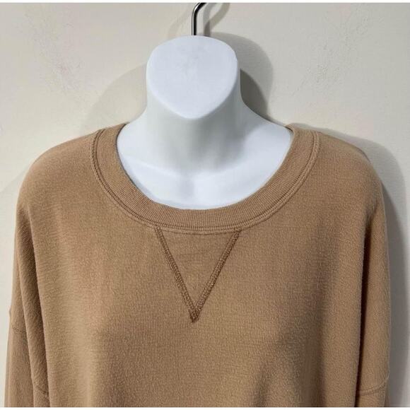 Free People Open Back Natural Colored Sweatshirt - Picture 4 of 7